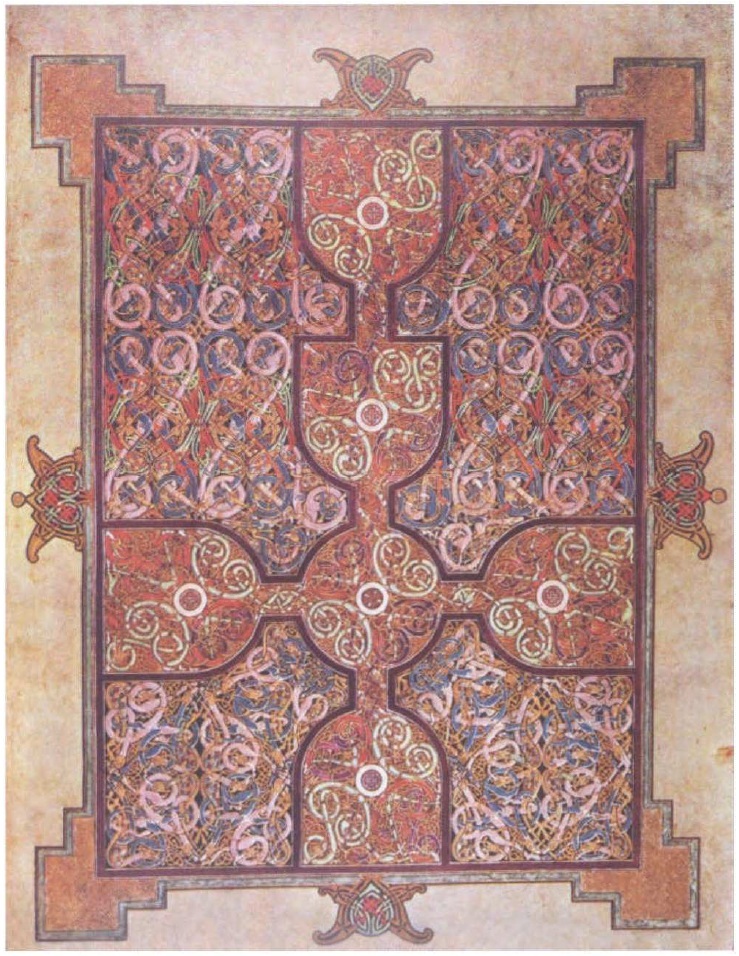 Teppichseite aus Irland Lindisfarne