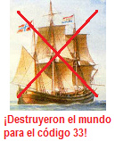 Colonialismo de la iglesia gay ped.cr.:
                    �Destruyeron el mundo para el c�digo 33!