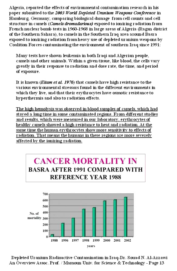 Urteil von Kuala Lumpur gegen Bush
                              und Blair wegen Uraniummunition 05