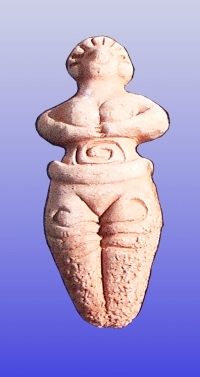 Figurine of Astarte: breasts in their
hands 1 Figurine of
Astarte: breasts in their hands 1