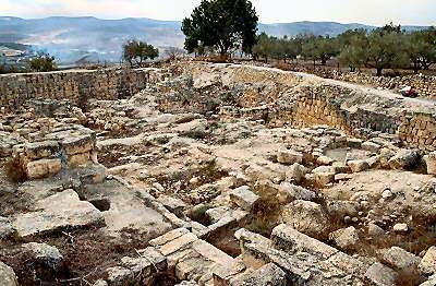 Samaria, acr�polis, ruinas