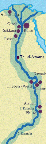 Map with Karnak, Luxor,
Thebes, Giza, and Cairo on the Nile river Map with
Karnak, Luxor, Thebes, Giza, and Cairo on the
Nile river