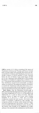 Encyclopaedia Judaica: Libya, vol. 11,
                          col. 198
