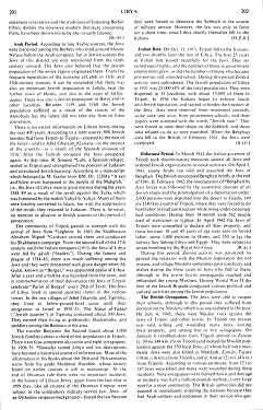 Encyclopaedia Judaica: Libya, vol. 11,
                          col. 201-202