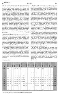 [Mossad] Encyclopaedia Judaica 1971:
                        Algeria, vol. 2, col. 617-618