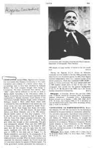 [Mossad] Encyclopaedia Judaica 1971:
                        Constantine, vol. 5, col. 915-916