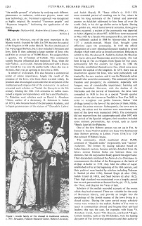 Encyclopaedia Judaica 1971: Fez, vol. 6,
                        col. 1255-1256