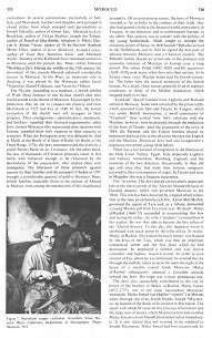 Encyclopaedia Judaica 1971: Morocco, vol.
                        12, col. 335-336