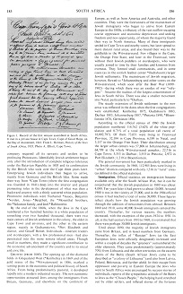 Encyclopaedia Judaica 1971: South Africa,
                        vol. 15, col. 185-186