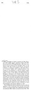 Encyclopaedia Judaica 1971: Cuba, vol. 5,
                        col. 1146
