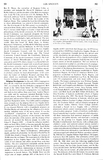 Encyclopaedia
                        Judiaca: Jews in Los Angeles, vol. 11, col.
                        501-502