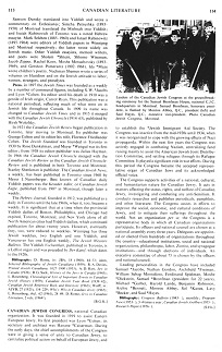 Encyclopaedia Judaica 1971: Canada,
                            vol. 5, col. 113