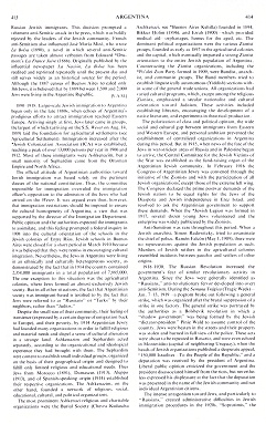 Encyclopaedia Judaica: Argentina, vol. 3,
                          col. 413