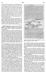 Encyclopaedia Judaica 1971: Peru, vol.
                            13, col. 323-324