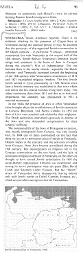 Encyclopaedia Judaica (1971): Venezuela,
                          volume 16, col. 90