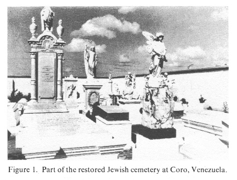 Encyclopaedia Judaica (1971):
Venezuela, volume 16, col. 91, Jewish cemetery in
Coro Encyclopaedia Judaica
(1971): Venezuela, volume 16, col. 91, Jewish cemetery
in Coro