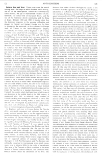 Encyclopaedia Judaica (1971):
                        Anti-Semitism, vol. 3, 125-126