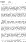 Encyclopaedia Judaica (1971): Jews in
                          Afghanistan, vol. 2, col. 326