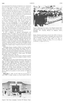 Encyclopaedia Judaica 1971: Japan, vol. 9,
                        col. 1283-1284