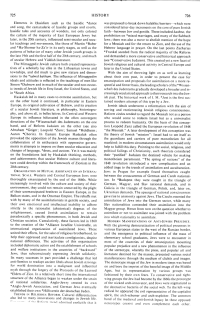 [Mosad] Encyclopaedia Judaica 1971: History,
                      vol. 8, col. 725-726