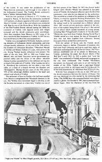 Encyclopaedia Judaica 1971: Vitebsk, vol. 16,
                      col. 191-192