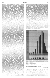 Encyclopaedia Judaica (1971): Berlin, vol. 4,
                      col. 649-650