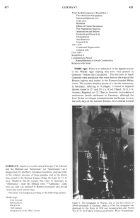 Encyclopaedia Judaica (1971):
                              Germany, vol. 7, col. 457-458