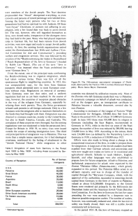 Encyclopaedia Judaica (1971): Germany, vol.
                      7, col. 491-492