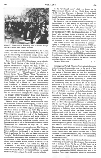 Encyclopaedia Judaica (1971): Germany, vol.
                      7, col. 495-496