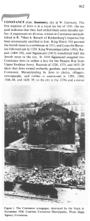 Encyclopaedia Judaica (1971): Constance, vol.
                      5, col. 912