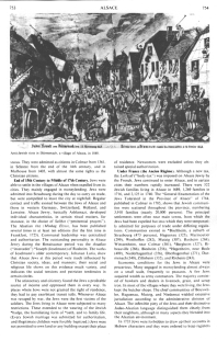 Encyclopaedia Judaica (1971): Alsace,
                            vol. 2, col. 753-754