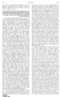 Encyclopaedia Judaica
(1971): Poland, vol. 13, col. 721-722 Encyclopaedia Judaica (1971): Poland, vol.
13, col. 721-722
