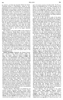 Encyclopaedia Judaica (1971): Poland, vol.
                        13, col. 763-764