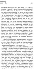 Encyclopaedia Judaica (1971): Opatow, vol.
                        12, col. 1410