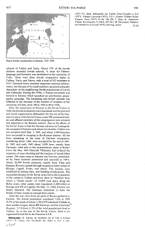 Encyclopaedia Judaica: Estonia, volume 6,
                      col. 917-918