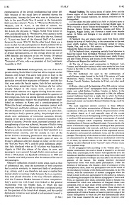 Encyclopaedia Judaica (1971): Italy, vol. 9, col.
                  1141-1142