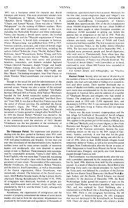 Encyclopaedia Judaica 1971: Vienna,
                            vol. 16, col. 127-128