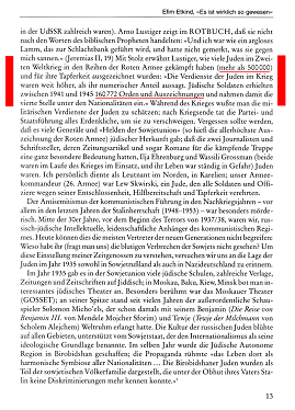 Arno Lustiger: Buch: Rotbuch. Stalin und
                          die Juden, Ausgabe 1998, S.13