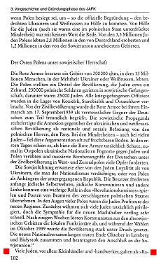 Arno Lustiger: Buch: Rotbuch. Stalin und
                        die Juden, Taschenbuchausgabe 2000, S.102