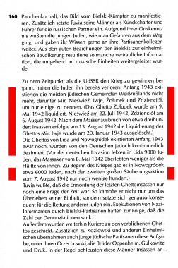 Nechama Tec: Buch: Bewaffneter Widerstand,
                        S. 160