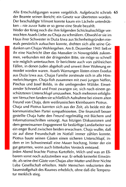 Nechama Tec: Buch:
Bewaffneter Widerstand, S. 65 Nechama Tec: Buch: Bewaffneter
Widerstand, S. 65