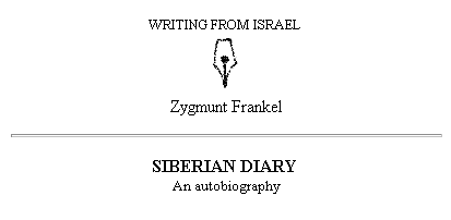 Zygmunt Frankel: Siberian
                        Diary, Webseitentitel