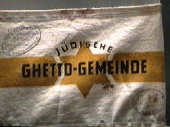 Armband of the Jewish ghetto community
                        (German: J�dische Ghetto-Gemeinde)