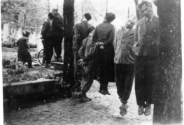 Hanged Jewish forced labourers, D�lvid�k 1942