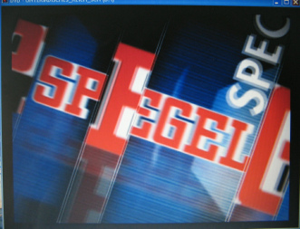 Das unterirdische Reich, Filmstart mit
                            Schrift "Spiegel special"