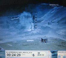 Rakete V2,
                          Fehlversuch 01, die Rakete f�ngt an zu kippen