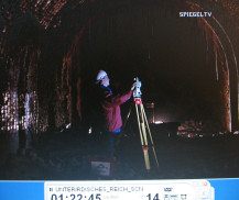 Obersalzberg-Berghof
                          18, Vermessung eines Stollens 02