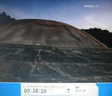 Abschussrampenbunker Vizernes 02, Kuppel,
                          Totalansicht