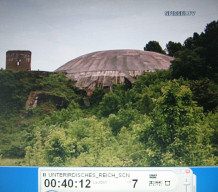 Launching pad bunker of
                    Vizernes 09, total view of the dome