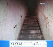 Obersalzberg-Berghof 28, die Treppe zum
                        Bormann-Bunker mit 77 Stufen